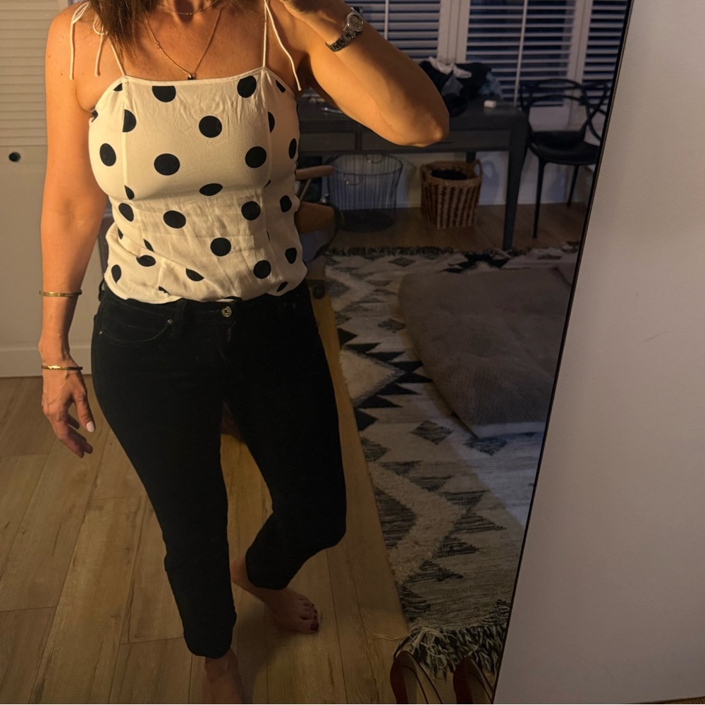 & Other Stories Polka Dot Spaghetti Strap Top - Picture 6 of 6